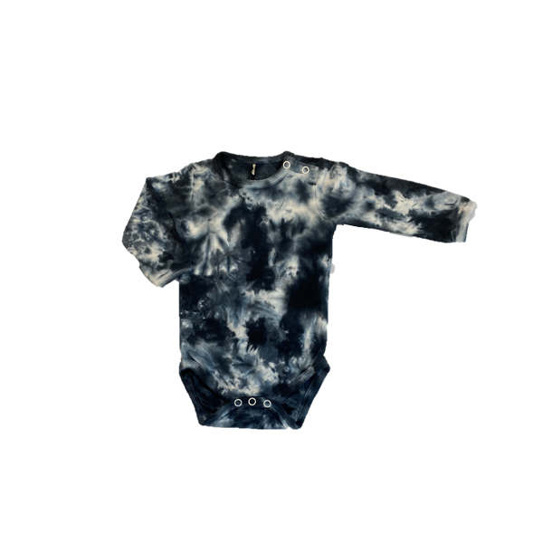 Kids Up Baby - Schönes Body in schwarz/weiss Dip Dye